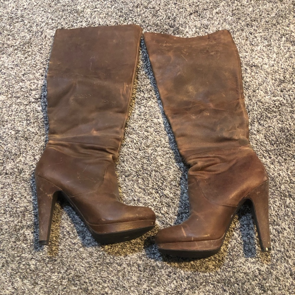 Jessica Simpson Knee High Leather Boots